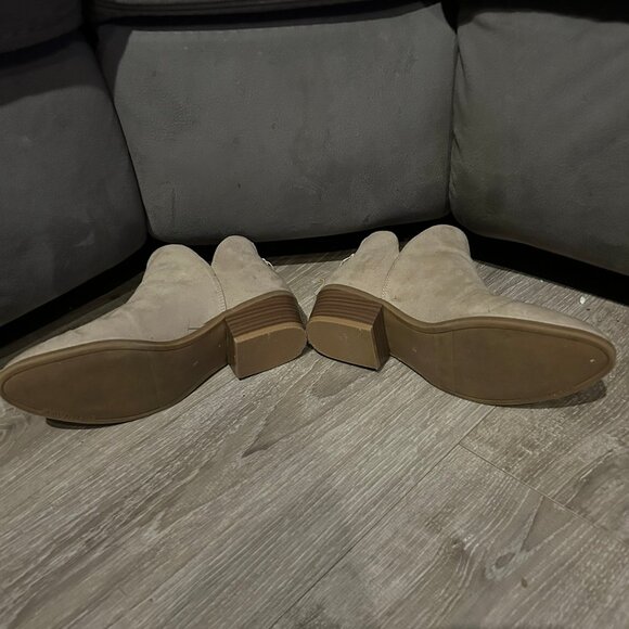 Womens Ankle booties cream - Picture 4 of 6